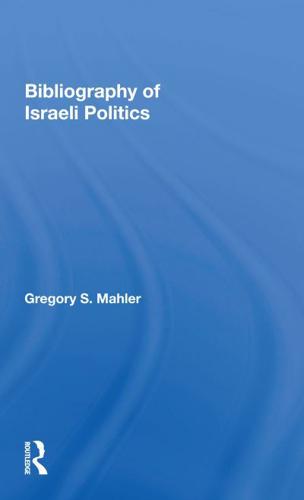 Bibliography of Israeli Politics