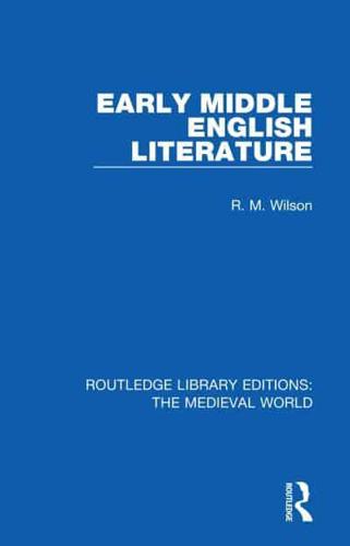 Early Middle English Literature