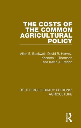 The Costs of the Common Agricultural Policy
