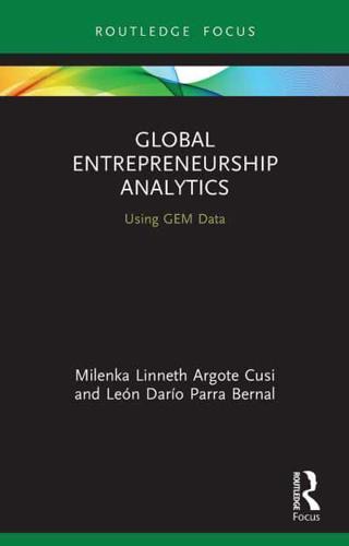 Global Entrepreneurship Analytics: Using GEM Data