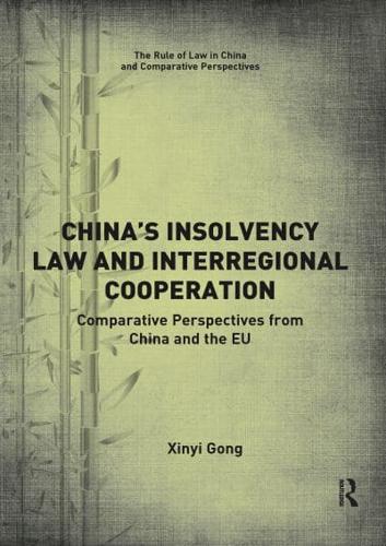 China's Insolvency Law and Interregional Cooperation