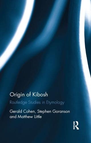 The Origin of Kibosh
