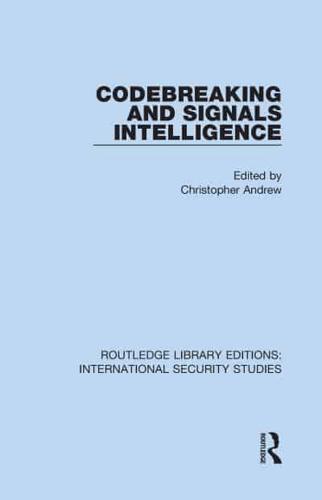 Codebreaking and Signals Intelligence