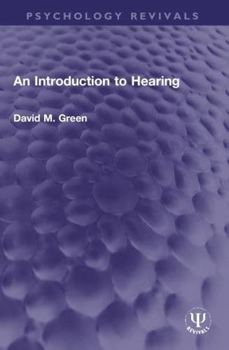 An Introduction to Hearing