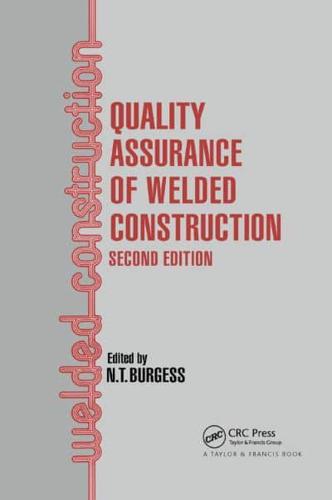 Quality Assurance of Welded Construction