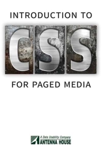 Introduction to CSS for Paged Media