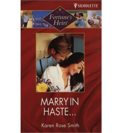 Marry in Haste