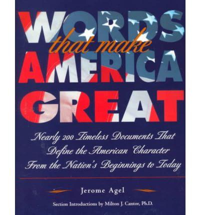 Words That Make America Great