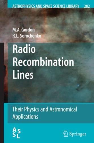 Radio Recombination Lines