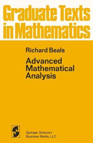 Advanced Mathematical Analysis;