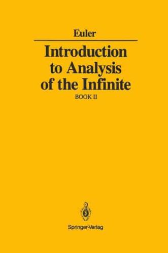 Introduction to Analysis of the Infinite : Book II