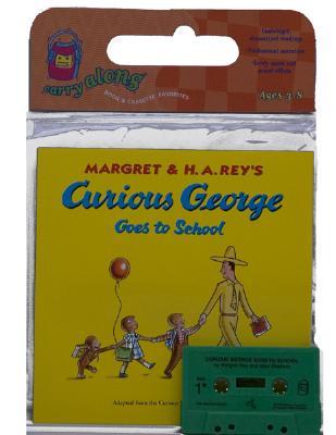 Curious George Goes to School Book & Cassette