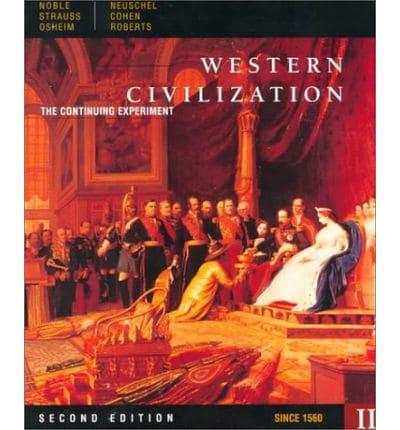 Western Civilization V. 2 Since 1560