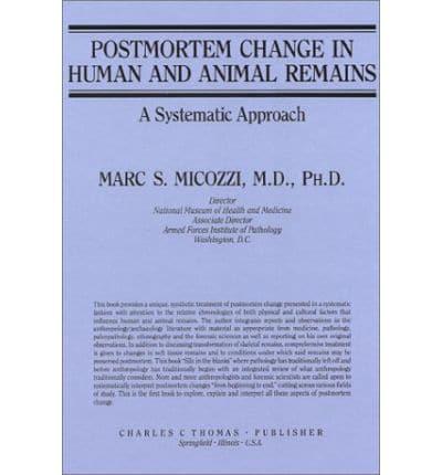 Postmortem Change in Human and Animal Remains