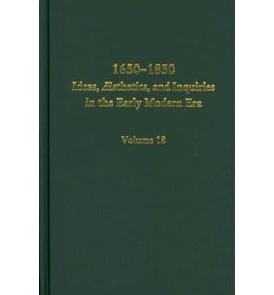 1650-1850: Ideas, Aesthetics and Inquiries in the Early Modern Era