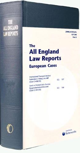 All England European Cases Set 1995 to Date