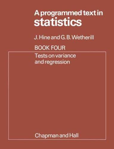 A Programmed Text in Statistics