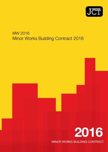 Minor Works Building Contract 2016