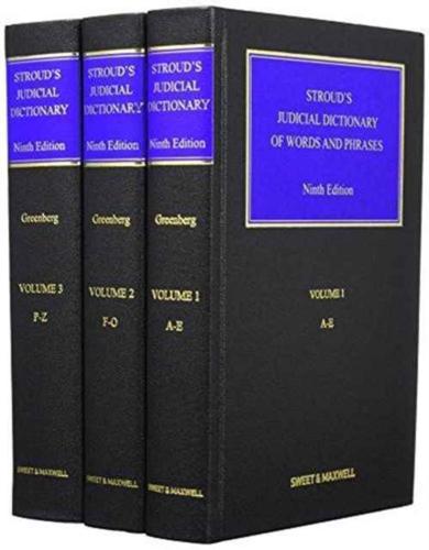 Stroud's Judicial Dictionary of Words and Phrases
