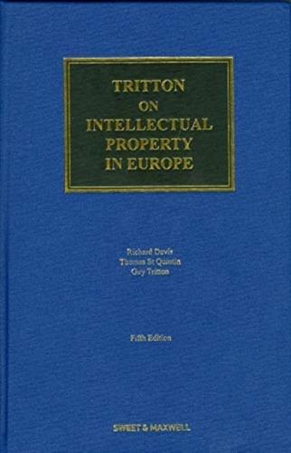 Tritton on Intellectual Property in Europe