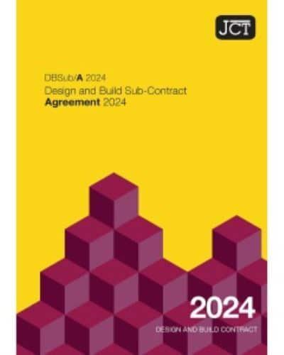 JCT Design and Build Sub-Contract Agreement 2024 (DBSub/A)