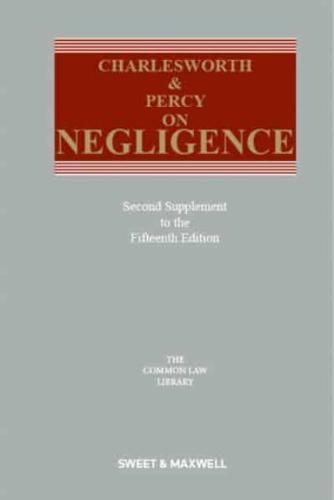 Charlesworth & Percy on Negligence. Second Supplement