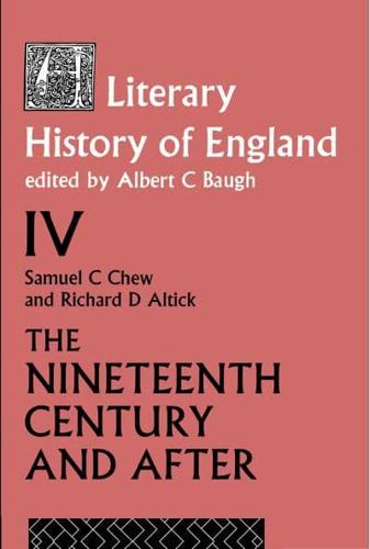 A Literary History of England Vol. 4