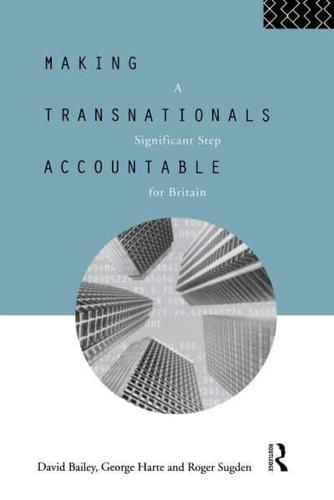 Making Transnationals Accountable : A Significant Step for Britain