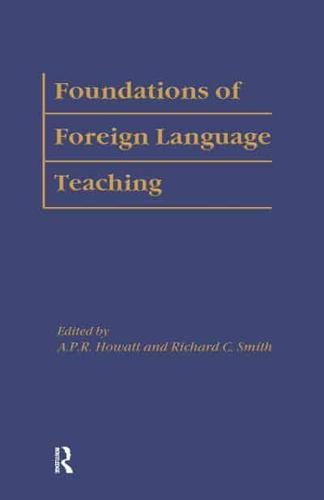 Foundations of Foreign Language Teaching