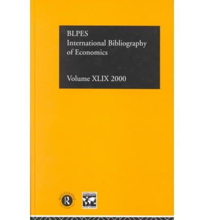 IBSS: Economics: 2000 Vol.49