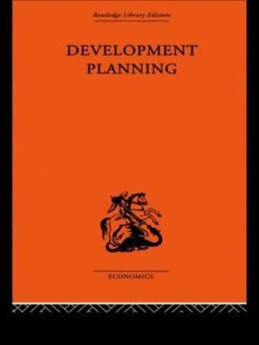 Development Economics. Development Planning