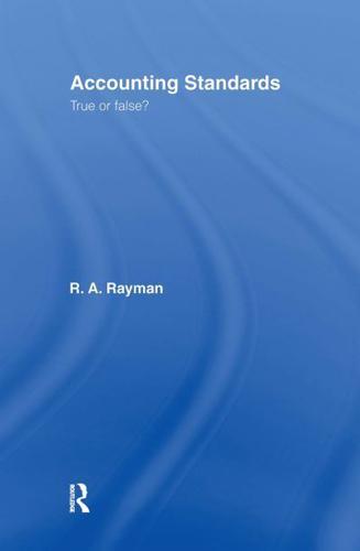 Accounting Standards: True or False?