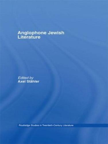 Anglophone Jewish Literatures
