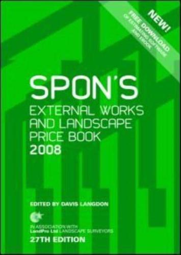 Spon's External Works and Landscape Price Book 2008