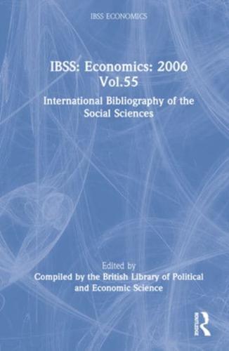 IBSS: Economics: 2006 Vol.55