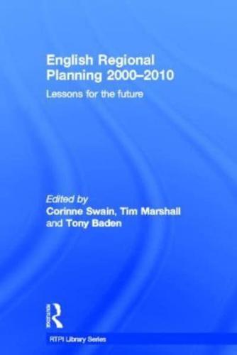 English Regional Planning 2000-2010