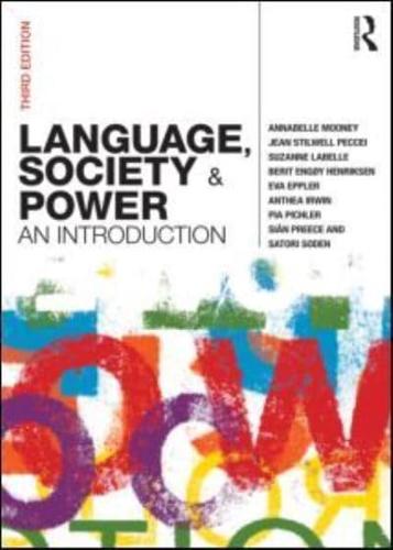 Language, Society and Power