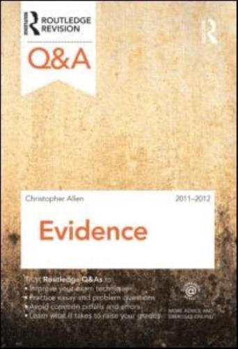 Evidence, 2011-2012