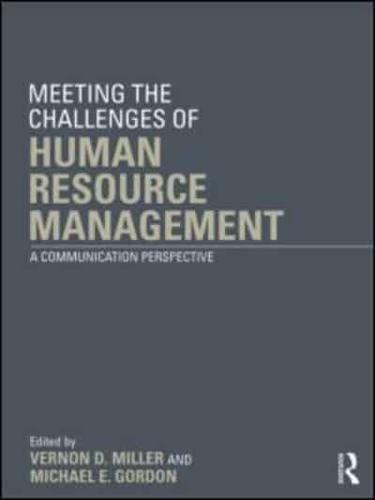 Meeting the Challenge of Human Resource Management