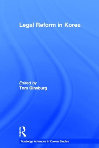 Legal Reform in Korea