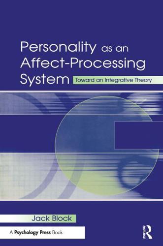 Personality as an Affect-Processing System