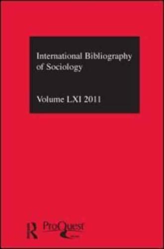IBSS: Sociology: 2011 Vol.61