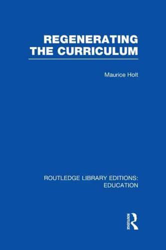 Regenerating the Curriculum