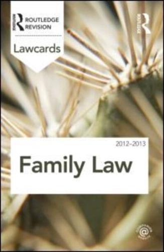 Family Law 2012-2013
