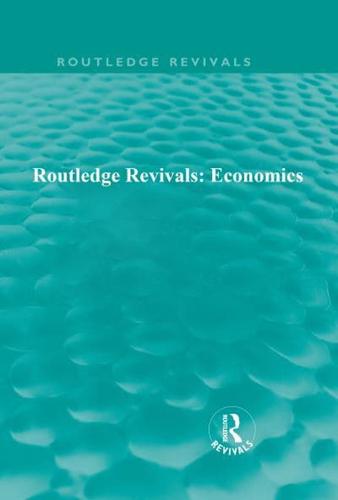 Routledge Revivals: Economics