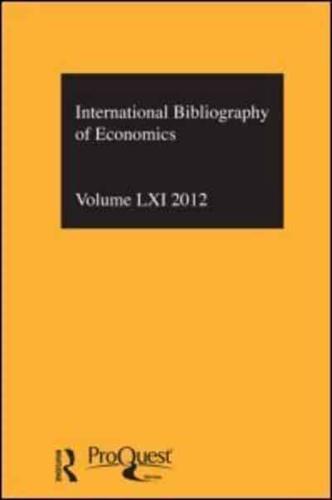 Economics. Volume 61 2012