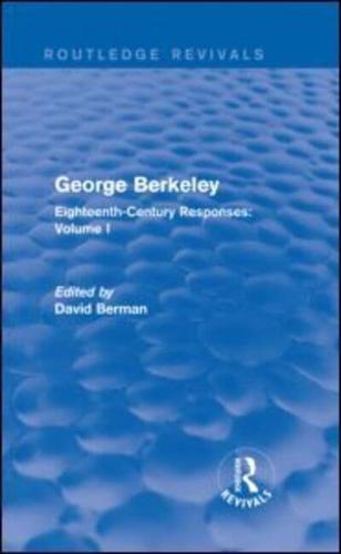 George Berkeley Volume I