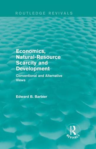 Economics, Natural-Resource Scarcity and Development