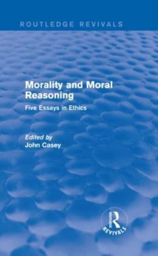 Morality and Moral Reasoning