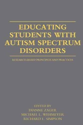 Educating Students With Autism Spectrum Disorders